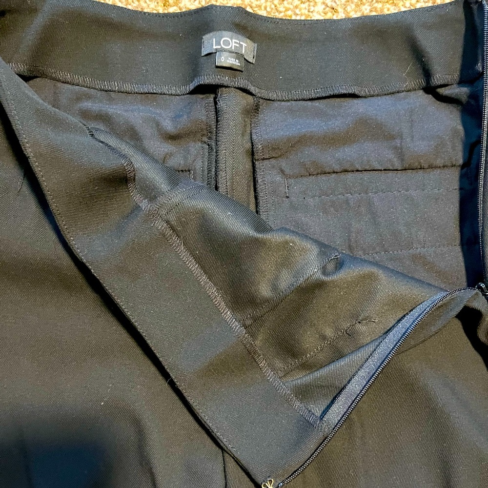 Wide leg loft trouser